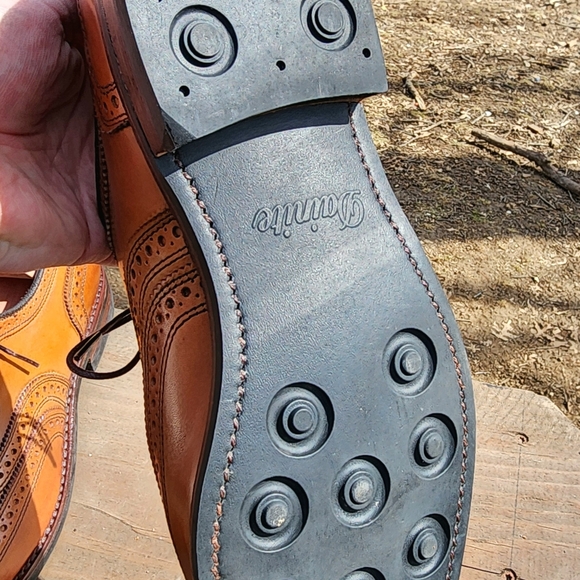 Allen Edmonds McCallister 10.5 E in Walnut with Dainite Soles - Picture 3 of 5